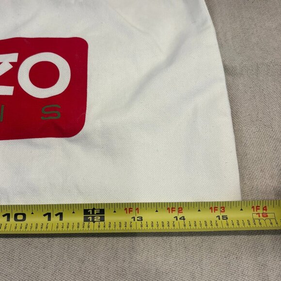 KENZO Paris Printed Logo Dust Bag - White Drawstring Closure - Picture 3 of 3